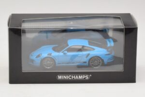 Porsche 911 991 GT3 RS Blue Minichamps 1:43 410063222 Diecast — photo 5 of 5