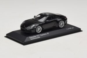 Porsche 911 992 Carrera 4S Black Metallic Minichamps 1:43 410069320 Diecast — photo 2 of 5