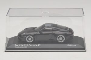 Porsche 911 992 Carrera 4S Black Metallic Minichamps 1:43 410069320 Diecast — photo 4 of 5