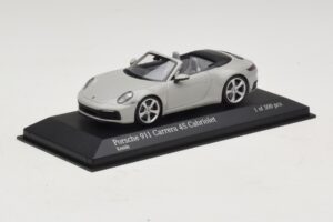 Porsche 911 992 Carrera 4S Cabriolet Grey Minichamps 1:43 410069331 Diecast — photo 2 of 5
