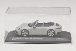 Porsche 911 992 Carrera 4S Cabriolet Grey Minichamps 1:43 410069331 Diecast — photo 4 of 5