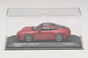 Porsche 911 992 Carrera 4S Red Minichamps 1:43 410069321 Diecast — photo 4 of 5