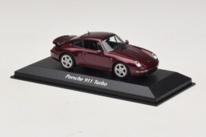 Porsche 911 993 Turbo Red Metallic Maxichamps 1:43 940069200 Diecast — photo 3 of 5