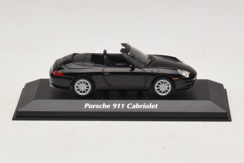 Porsche 911 996 Cabriolet Black Metallic Maxichamps 1:43 940061030 Diecast
