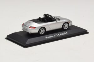 Porsche 911 996 Cabriolet Silver Maxichamps 1:43 940061031 Diecast — photo 2 of 5