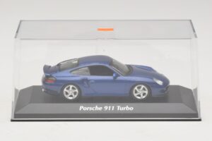 Porsche 911 996 Turbo Blue Metallic Maxichamps 1:43 940069301 Diecast — photo 4 of 5