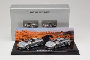 Porsche Carrera GT Spider & Coupe Set Silver Minichamps 1:43 WAP02010314 Diecast — photo 5 of 5