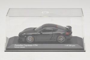 Porsche Cayman GT4 981 Black Metallic Minichamps 1:43 410066121 Diecast — photo 4 of 5