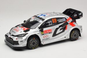 Toyota GR Yaris Rally1 #69 K. Rovanpera / J. Halttunen Rally Portugal 2025 IXO 1:18 18RMC250B Diecast