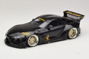Toyota Supra GR A90 Pandem V1.0 Black TopSpeed 1:18 TS0307 Resin