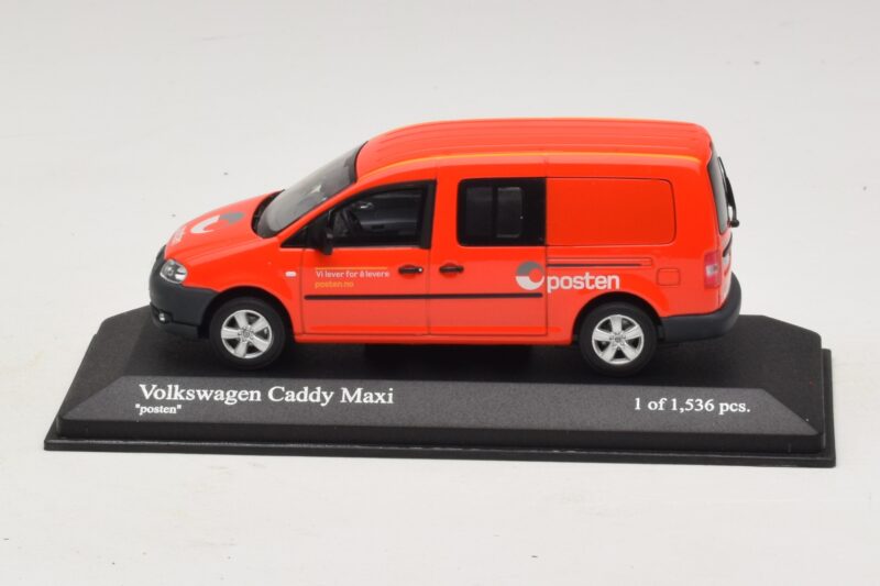 Volkswagen Caddy Maxi Mk3 Norway Post Minichamps 1:43 403057005 Diecast